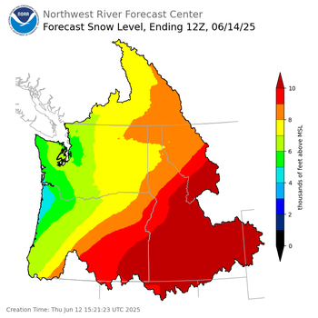 Day2 Snow Level Forecast (5am) Day2 Snow Level Forecast (5am)