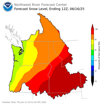 Day 4 Snow Level Forecast (5am) Day 4 Snow Level Forecast (5am)