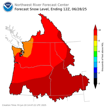 Day 8 Snow Level Forecast (5am) Day 8 Snow Level Forecast (5am)