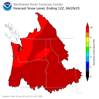 Day 9 Snow Level Forecast (5am) Day 9 Snow Level Forecast (5am)