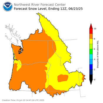 Day 3 Snow Level Forecast (5am) Day 3 Snow Level Forecast (5am)