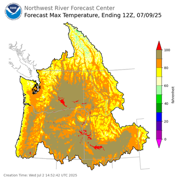 Day 7 Max Temperature Forecast
