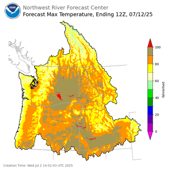 Day 10 Max Temperature Forecast