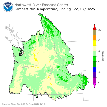 Day 6 Min Temperature Forecast Day 6 Min Temperature Forecast
