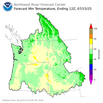 Day 7 Min Temperature Forecast Day 7 Min Temperature Forecast