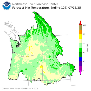 Day 8 Min Temperature Forecast Day 8 Min Temperature Forecast