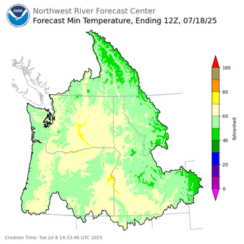 Day 10 Min Temperature Forecast Day 10 Min Temperature Forecast