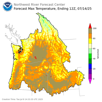 Day 6 Max Temperature Forecast Day 6 Max Temperature Forecast