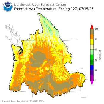 Day 7 Max Temperature Forecast Day 7 Max Temperature Forecast