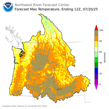 Day 8 Max Temp Forecast