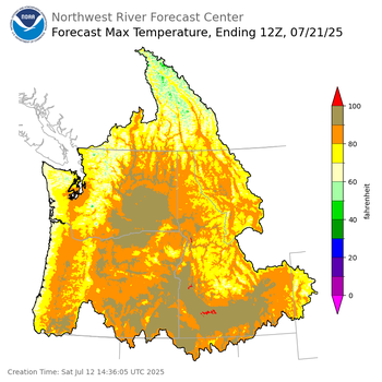 Day 9 Max Temp Forecast