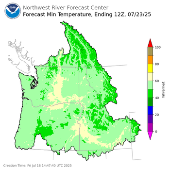 Day 5 Min Temperature Forecast Day 5 Min Temperature Forecast