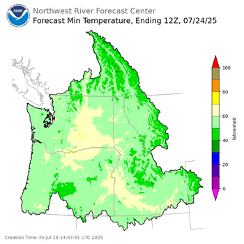 Day 6 Min Temperature Forecast Day 6 Min Temperature Forecast