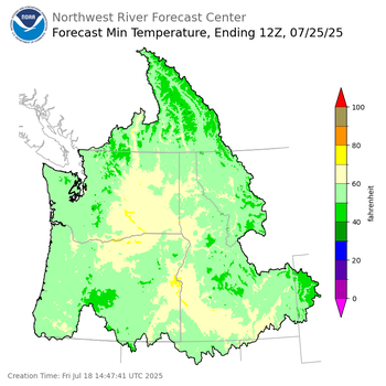 Day 7 Min Temperature Forecast Day 7 Min Temperature Forecast