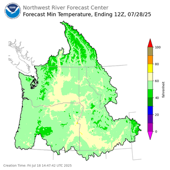 Day 10 Min Temperature Forecast Day 10 Min Temperature Forecast