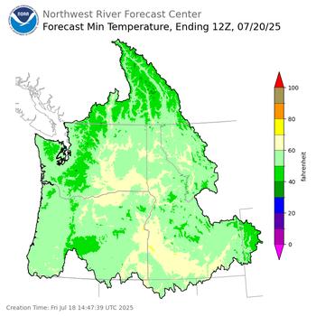 Day 2 Min Temperature Forecast Day 2 Min Temperature Forecast