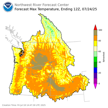 Day 6 Max Temperature Forecast Day 6 Max Temperature Forecast