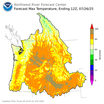 Day 8 Max Temperature Forecast Day 8 Max Temperature Forecast