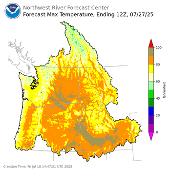 Day 9 Max Temperature Forecast Day 9 Max Temperature Forecast