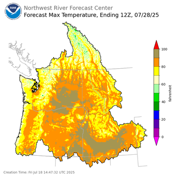 Day 10 Max Temperature Forecast Day 10 Max Temperature Forecast